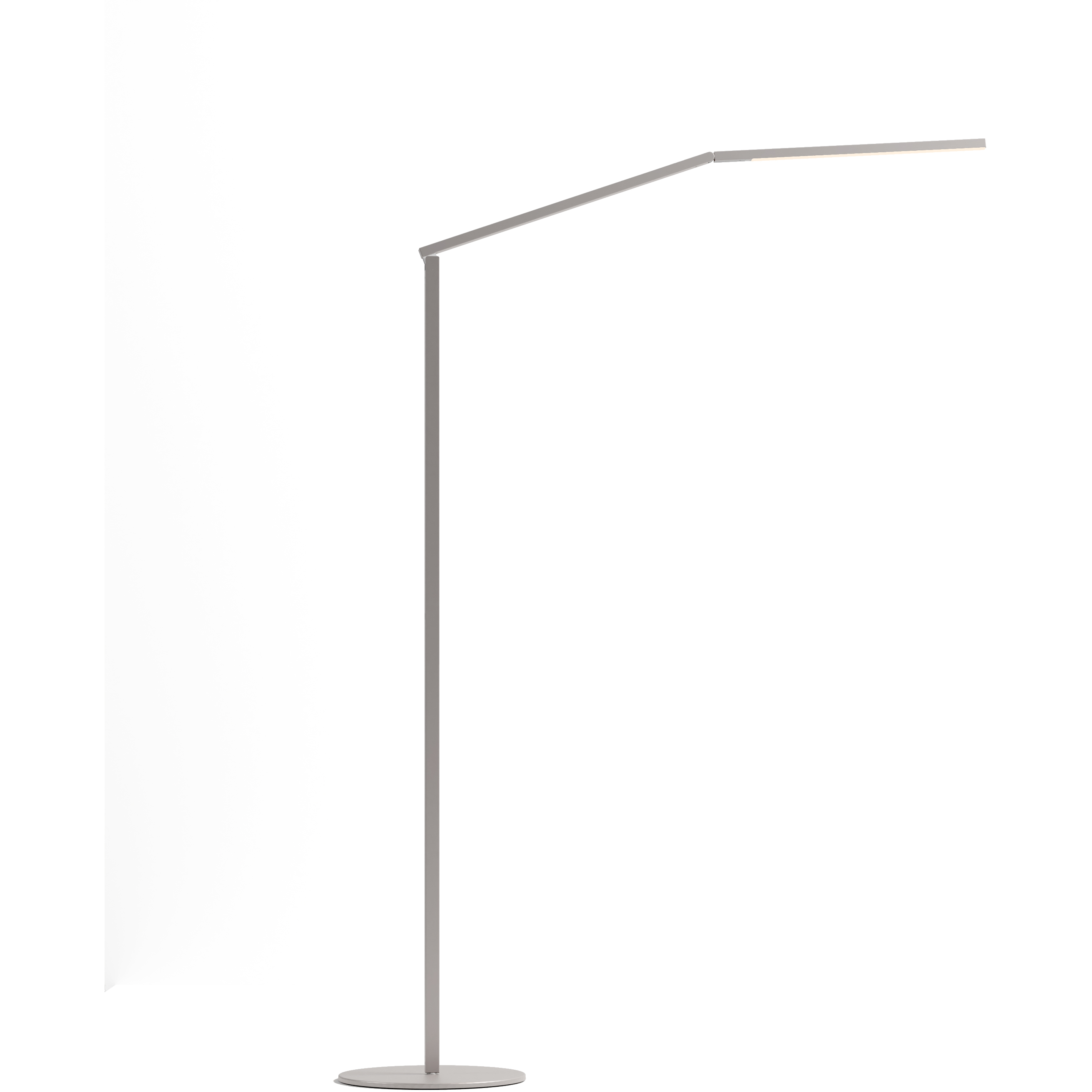 Z-Bar Gen4 43.85 inch 10.10 watt Brushed Nickel Floor Lamp Portable Light